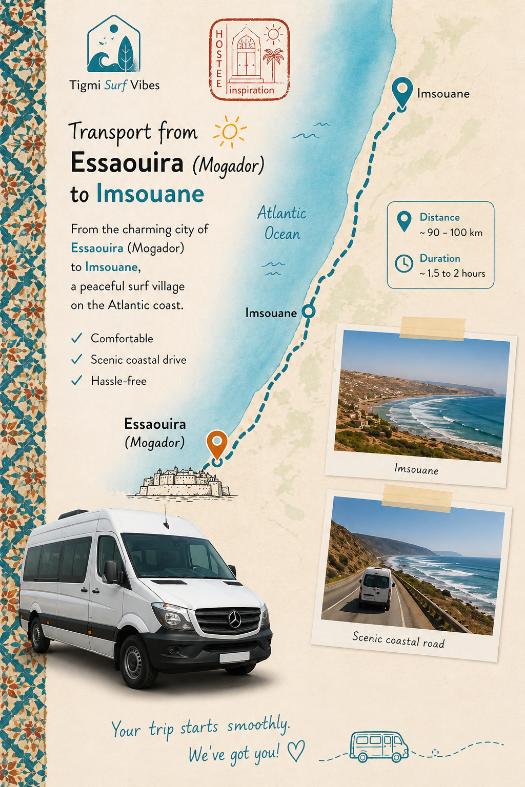 Transport From Airport Essaouira Mogador