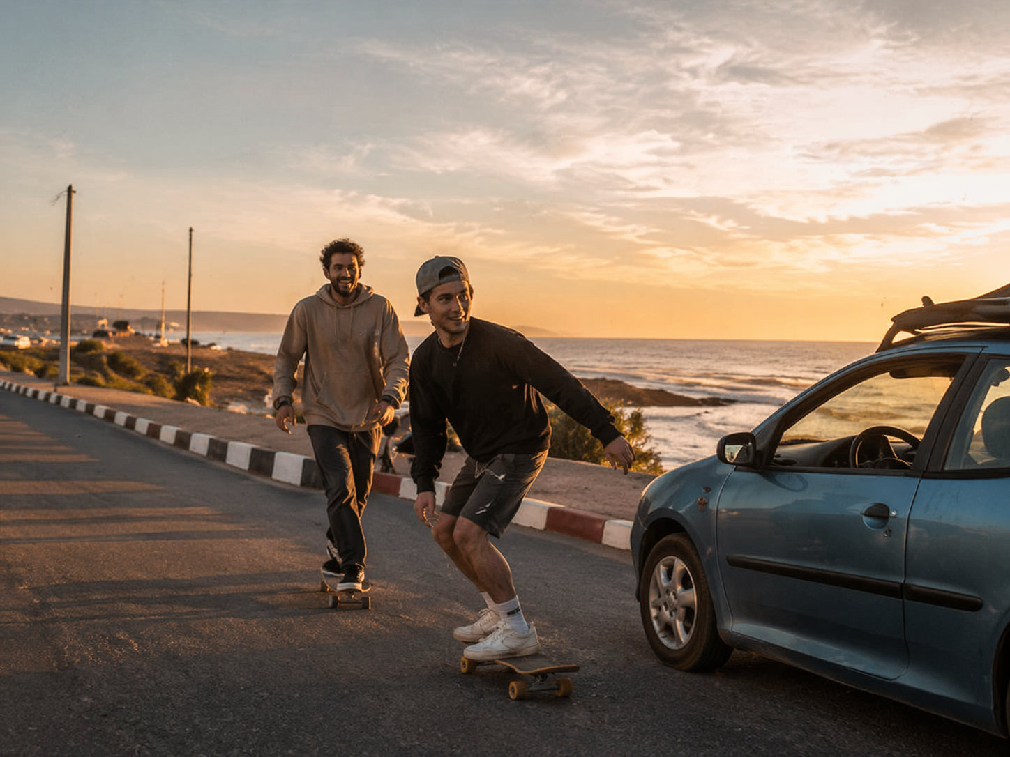 Surf Skate Above the Ocean – Imsouane Vibe
