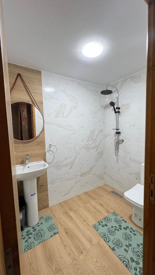 Bathrooms and showers